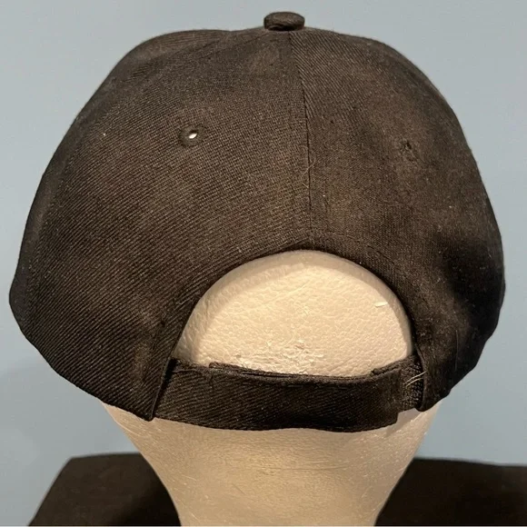 Vintage Chicago White Sox MLB Baseball Script Hat Adjustable Black Cap - Picture 5 of 9